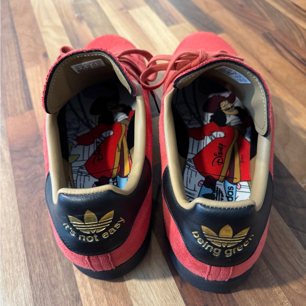 Adidas Stan Smith Disney Hook Red Sneakers - Picture 2 of 5